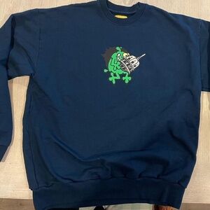 Navy Blue Graphic Men’s Sweater